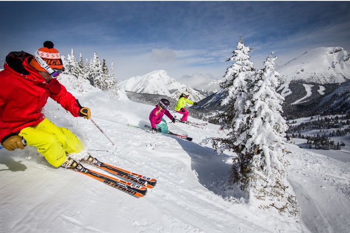 Ski- bzw. Snowboard-Vermietung Banff