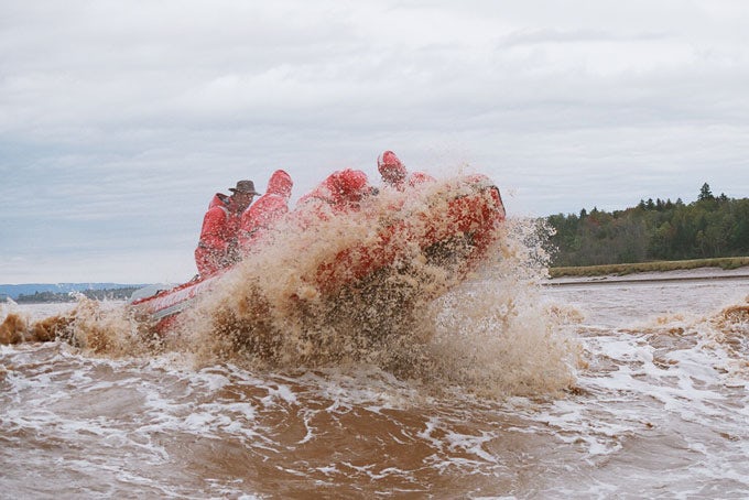 Tidal Bore Rafting in Nova Scotia
